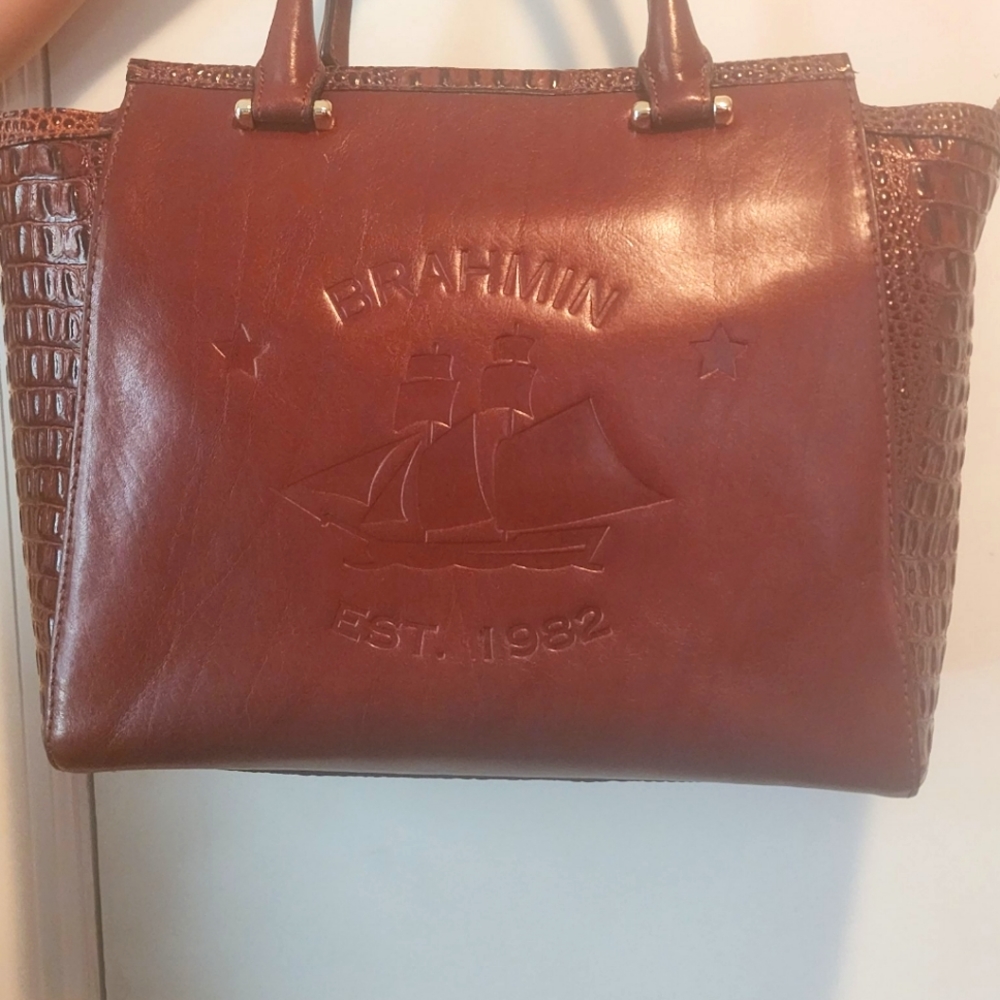 BRAND NEW Brahmin,  Schooner 25th Anniversary Discontinued Edition.